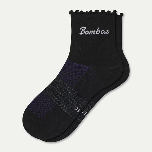 Women’s UltraLite Ruffle Sport Quarter Socks - US 5209