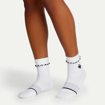 Women’s Ruffle Sport Half Calf Sock 3-Pack - US 3058