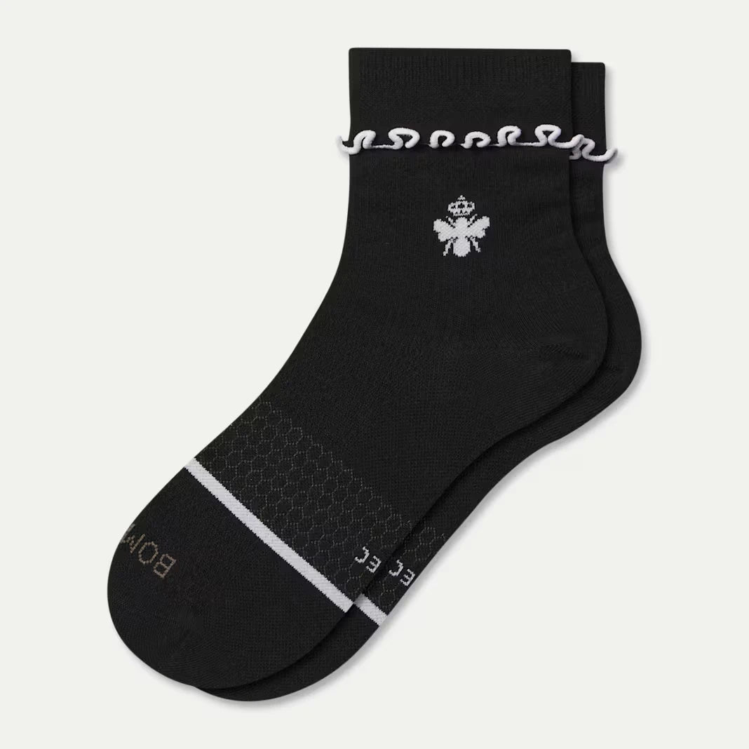 Women’s Ruffle Sport Half Calf Socks - US 9894