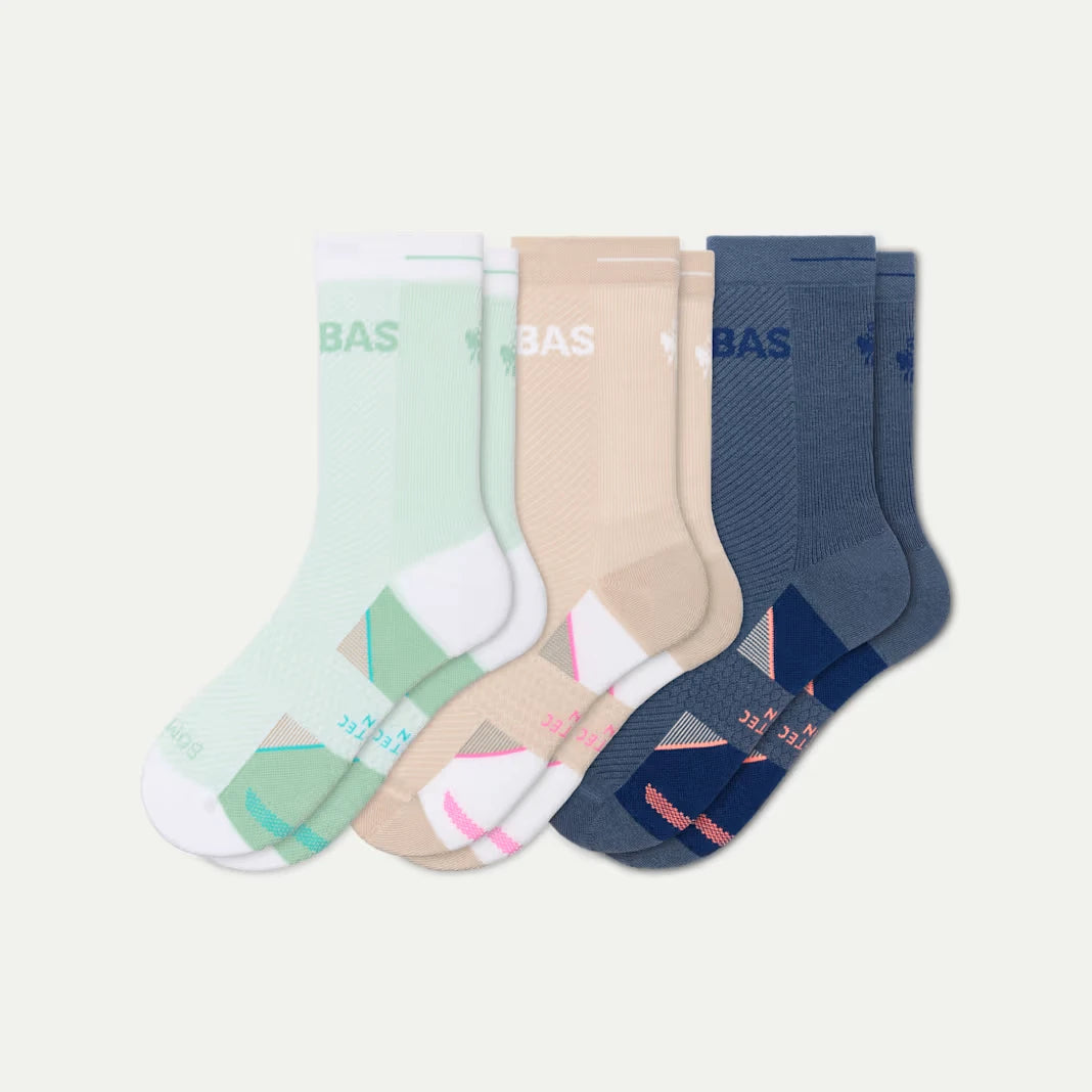 Women's Run Half Calf Sock 3-Pack - US 5535