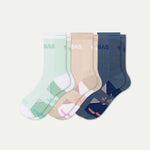 Women's Run Half Calf Sock 3-Pack - US 5535