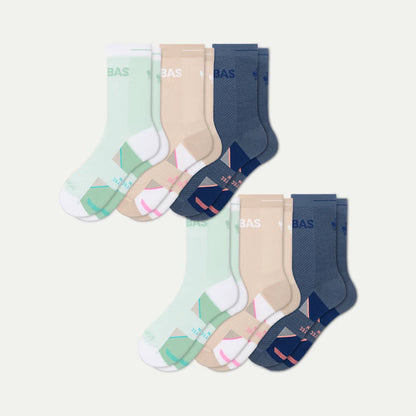 Women's Run Half Calf Sock 6-Pack - US 7292