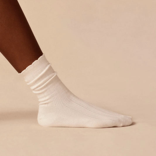 Women's Scallop Half Calf Sock 3-Pack - US 1202