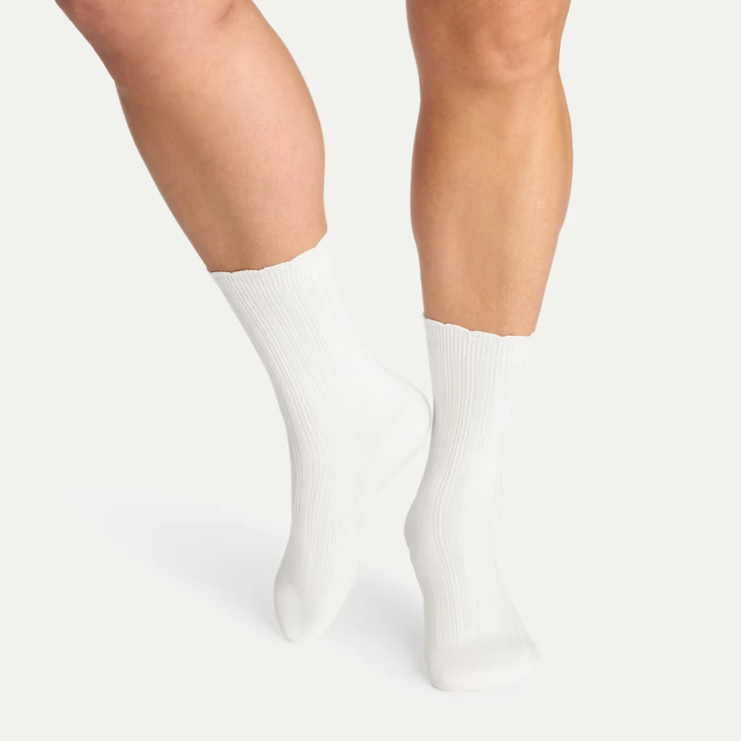 Women's Scallop Half Calf Sock 3-Pack - US 1202
