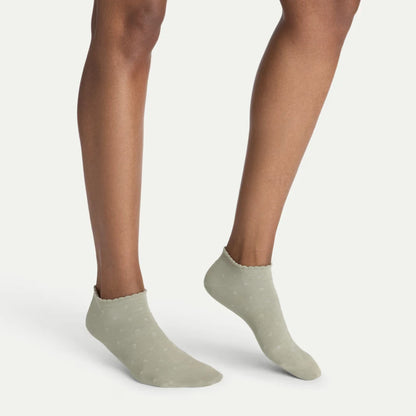 Women’s Scallop Lightweight Ankle Sock 4-Pack - US 2883