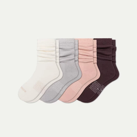 Women's Slouchy Rib Calf Sock 4-Pack - US 8748