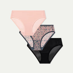 Floral Pink Black Mix