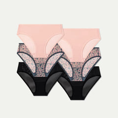 Floral Pink Black Mix