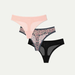 Floral Pink Black Mix