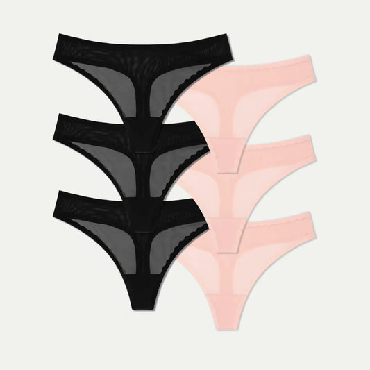 Women’s SoftMesh Thong 6-Pack - US 7981