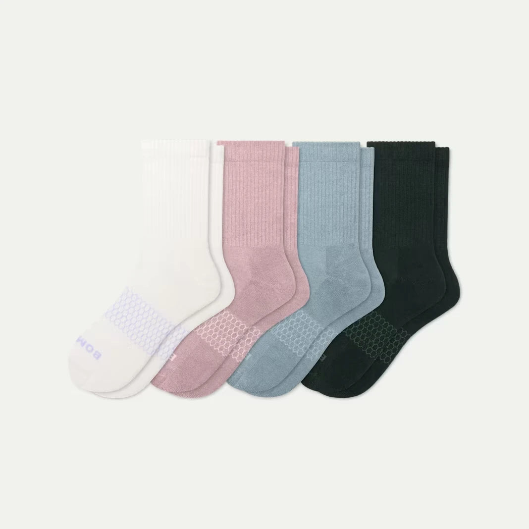 Women's Solids Half Calf Sock 4-Pack - US 8251