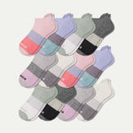 Women's Tri-Block Ankle Sock 12-Pack - US 0174