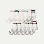 Women's Vintage Stripes Half Calf Socks 12-Pack - US 2568