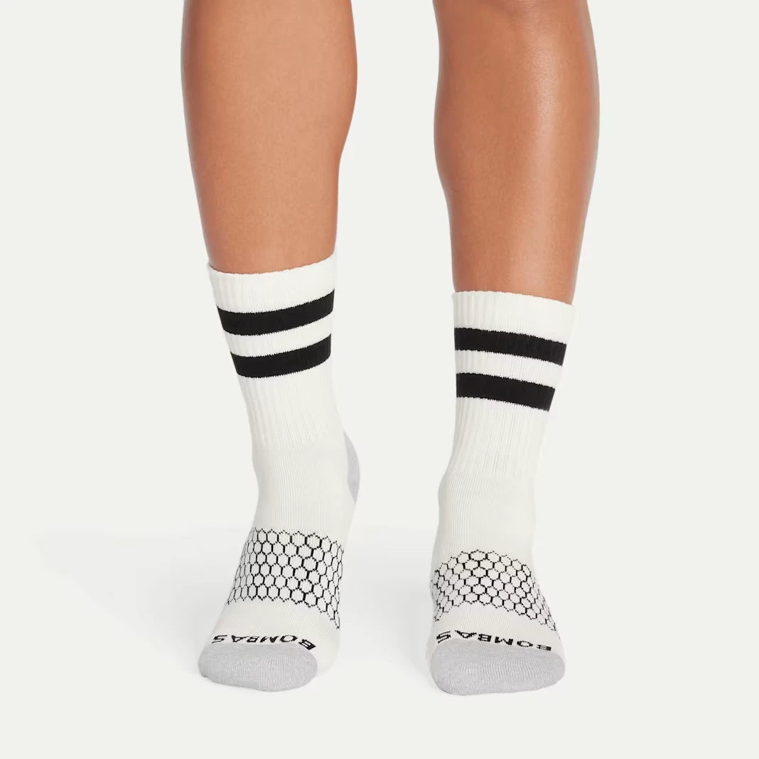 Women's Vintage Stripes Half Calf Socks - US 5847