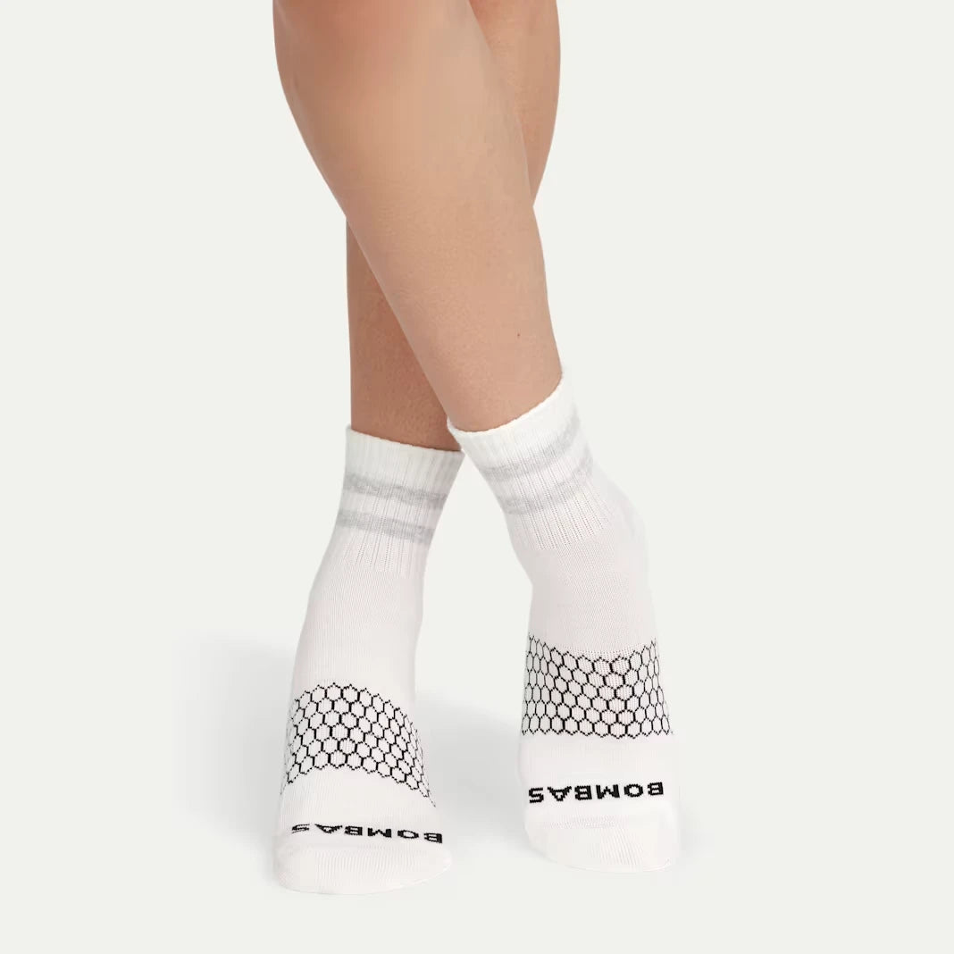Women's Vintage Stripes Quarter Sock 4-Pack - US 9035
