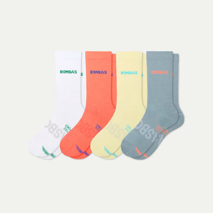 Youth All Sport Calf Sock 4-Pack - US 9528