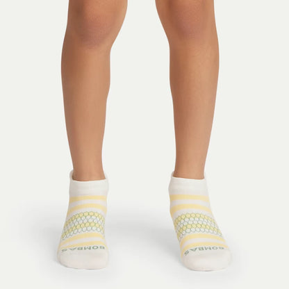 Youth Stripes Ankle Sock 4-Pack - US 1665