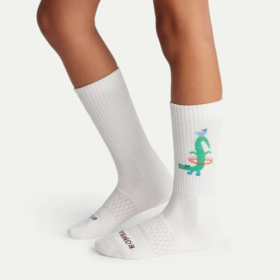 Youth Holiday Calf Sock 4-Pack Gift Box - US 1010