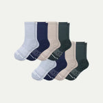 Youth Merino Wool Blend Calf Sock 8-Pack - US 0721